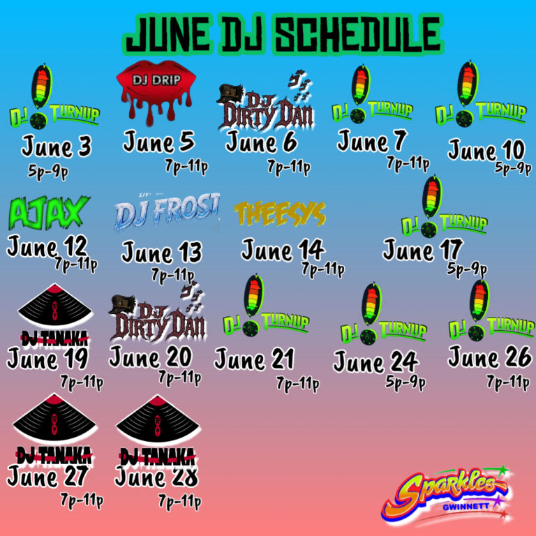 June DJ Schedule