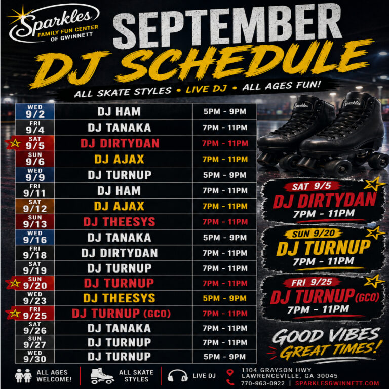 September DJ Schedule